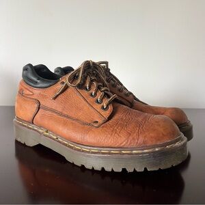 Vintage 90s Dr. Martens Chunky Oxford Shoes 9759 Made in UK - Brown - Men’s 11